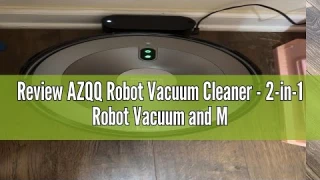 Review AZQQ Robot Vacuum Cleaner - 2-in-1 Robot Vacuum and Mop Combo, 2500Pa Suction, Smart Navigati