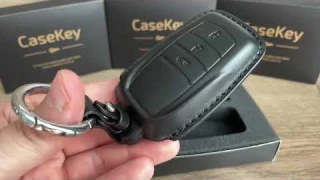 Кожаный чехол для ключа Toyota, ключ №3, casekey