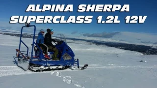 Alpina SHERPA SUPERCLASS 1.2L snowmobile world's biggest snowmobile (maybe)