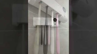 Обзор умного дезинфицирующего держателя для зубных щеток Xiaomi HIGOLD Smart Toothbrush Holder
