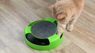 Интерактивная игрушка для кошек (вращающаяся мышка). Работает без батареек!
