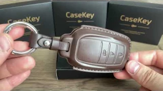 Кожаный чехол для ключа Toyota, ключ №3, casekey