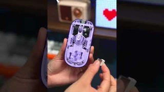 Transparent Bluetooth mouse clear ergonomic mice #wholesale #tvcmall #mouse #shorts