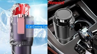 Car Heating Cooling Cup 2 in 1 Car Office Cup Warmer Cooler Smart Car Cup Mug Holder Tumbler