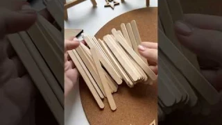 Сделала мальберт из палочек от мороженного🍦| тгк: D1ashenka✨Подпишись!💫