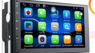 2 DIN Android Магнитола GPS 7 дюймов 1024х600 Универсальный Автомобильный Мультимедийный Плеер