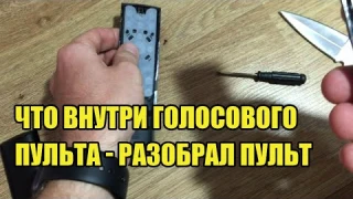 ЧТО ВНУТРИ ГОЛОСОВОГО ПУЛЬТА - РАЗОБРАЛ ПУЛЬТ С ГИРОСКОПОМ И МИКРОФОНОМ