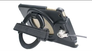 Anti-Theft Case with Built-in Grip Stand for iPad mini (1st-4th Generation)