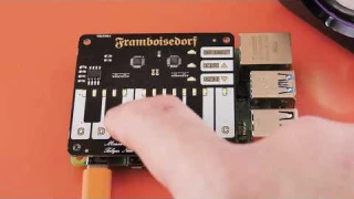 Сенсорное пианино Pimoroni Piano HAT для Raspberry Pi  Железки Амперки