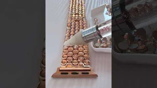 Инкрустация стразами ремешка на Apple Watch. Мастер класс инкрустация ремешков стразами.