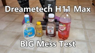 Dreametech H11 Max Big Mess Test