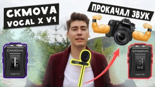 CKMOVA Vocal X V1 [ОБЗОР] - Качественный Беспроводной Микрофон для Блогера
