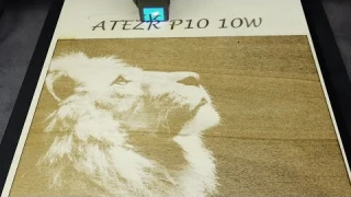 The Most Stable Laser Engrave Machine  Atezr P10 10W with Speed up to 24800mm/min