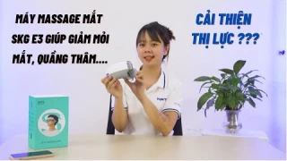 Review máy massage mắt SKG E3 và hướng dẫn sử dụng | Kata Technology