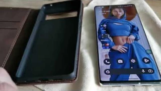 Чехол-книжка из кожи для Google pixel 6 pro