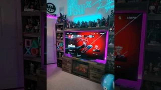 PS5 & Netflix on a 215" Virtual AR Screen 🍿🎮  (Rokid Max + Station!) #gamingcommunity #PS5 #Setup