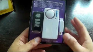 Беспроводная охранная сигнализация на двери / окна. Wireless Door/Window Security Alarm
