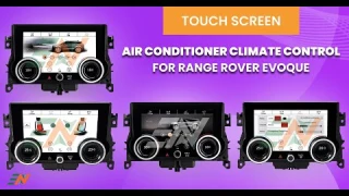 Range Rover Evoque LCD touchscreen air conditioner climate control panel