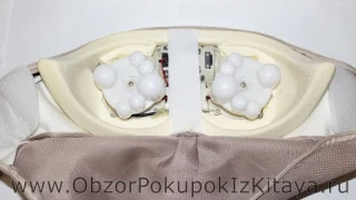 Электрический массажёр для шеи и спины. Распаковка покупок из Китая 2017.