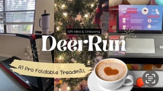 DeerRun A1 Pro Foldable Treadmill | Unboxing & Gift Review #productreview #runwithdeerrun