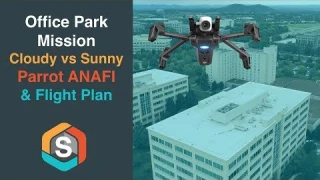 Office Park Mission using Flight Plan - Parrot ANAFI