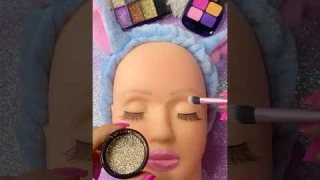 ASMR Satisfying with Unboxing & Review Mannequin Makeup Gold Skincare Sounds Video Fast Relaxing  ☆