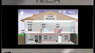 Комнатный термостат TECH ST 280 Работает в паре с автоматическим котлом Bitherm Tigra(Cobra) 15 кВт.