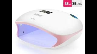 SUNUV SUN4S/4 Nail Lamp 48W UV LED Nail Dryer for Curing Gels Polish With Smart Sensor Manicure Nail