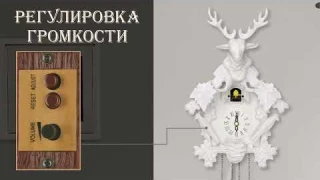 Часы с кукушкой 6062C-W