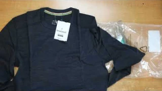 Raw Unboxing SMARTWOOL Men's Merino 250 Base Layer Crew M From EMS