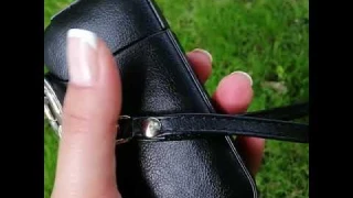 Чехол IQOS 2.4 ЭКО КОЖА Black с ремешком