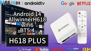 H96Max H618 Plus Android TV Box: Power Your Entertainment in 8K Ultra HD!