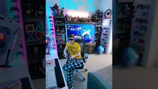 Playing PS5 games on a 215" Virtual Screen W/ Rokid Max AR Glasses 🔥🤩 #Gaming #PS5 #gamingshorts