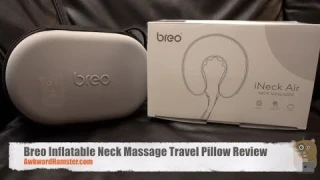 Breo Inflatable Neck Massage Travel Pillow Review