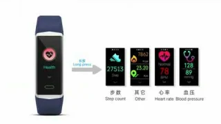 Умный браслет встроенный gps монитор сердечного ритма кровяного давления водонепроницаемый фитнес