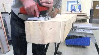 Mafell P1CC Jigsaw cuts 145mm timber with ease