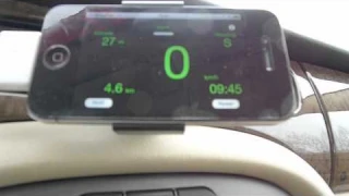 ЦИФРОВОЙ СПИДОМЕТР на IPHOE 4