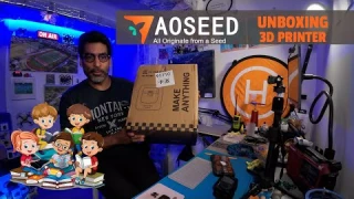 xmaker joy 3D printer, unboxing aoseed xmaker joy 3D printer for kids - Part 1