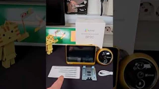 Ezviz DP2C Gold - камера - домофон в дверной глазок с экраном Wi-Fi - 2 Мп, 2 мм, 155°, до 256 ГБ