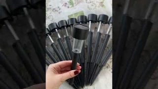 Садовые фонарики на солнечных батареях🔗озон 2081937485 #обзор #распаковка