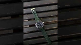 Обзор часы мужские Sanda 6008 Green-Black Army