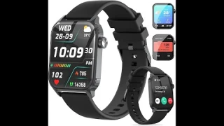 TRAUSI Smartwatch: 1.83" HD, 120 Sports Modes