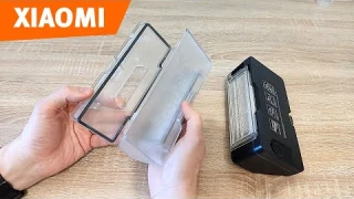 Как открыть контейнер для пыли робота пылесоса Xiaomi
