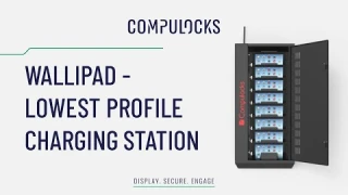 WalliPad - Secure and Charge up to 8 Tablets - Lowest Profile Charging Station
