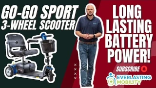 Pride Mobility S73 Go Go Sport 3-Wheel Travel Scooter [2024]