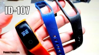 ФИТНЕС БРАСЛЕТ ID-107,СМЕННЫЕ РЕМЕШКИ ДЛЯ ФИТНЕС ТРЕКЕРА.