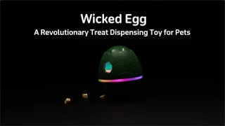 Cheerble Wicked Egg: 100% Automatic Interactive Treat Dispensing Pet Toy