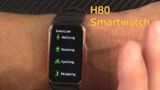 H80 Smartwatch review | Beware | Basic Health Tracking no bluetooth calling