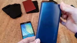 Кожаный чехол-карман Valenta для телефона Samsung Galaxy A5