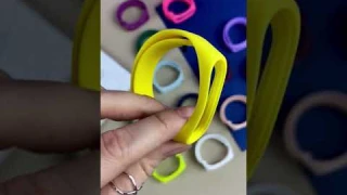 Силиконовый сменный ремешок для Mi Band